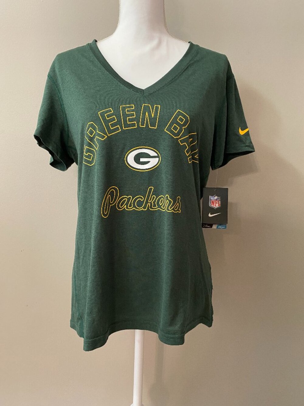 Green Bay Packers Nike DRI-FIT NFL Team Apparel Shirt/Large